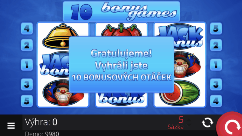 bonus jack bonusove otacky Recenze online casino hry Bonus Jack bonusová hra