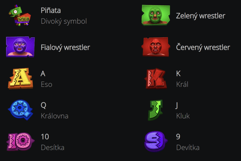 casino-lucha-libre-herni-symboly Recenze online casino hry Casino Lucha Libre symboly