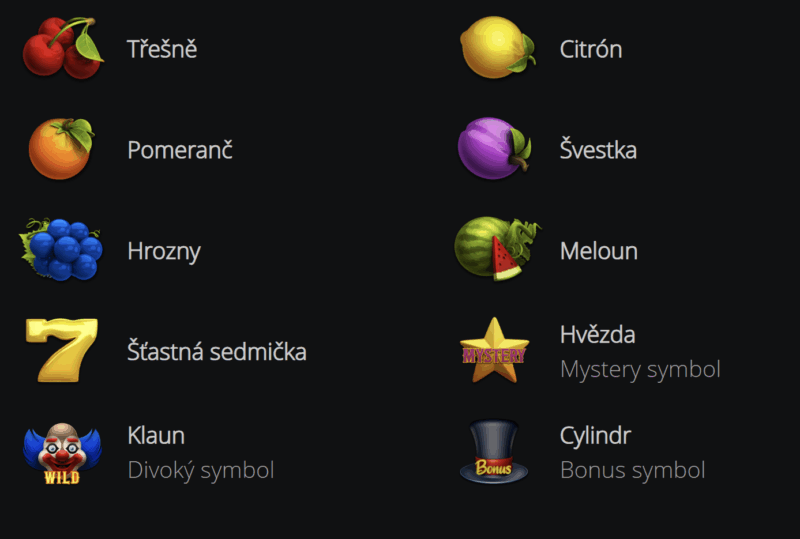 circus-2-symboly Recenze online casino hry Circus 2 symboly