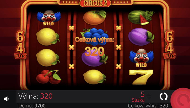 circus-2-vyhra-3 Recenze online casino hry Circus 2 výhra