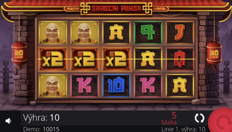 Recenze online casino hry Shaolin Punch výhra