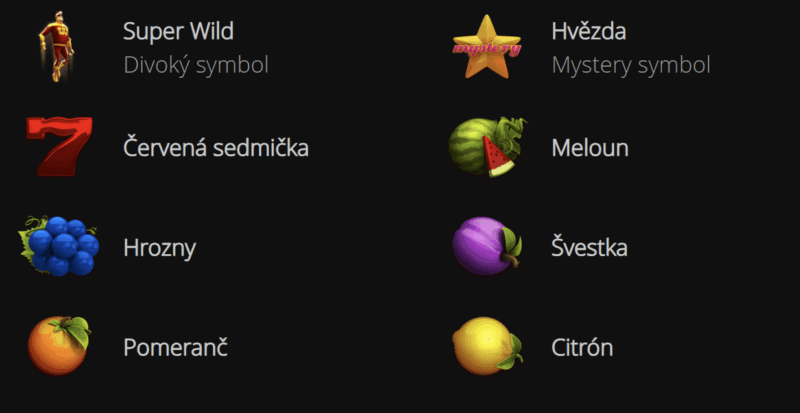 spinnng-wild-herni-symboly Recenze online casino hry Spinning Wild symboly