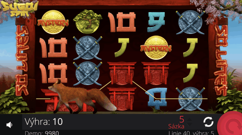 sugoi-spin-vyhra-s-liskou Recenze online casino hry Sugoi Spin výhra
