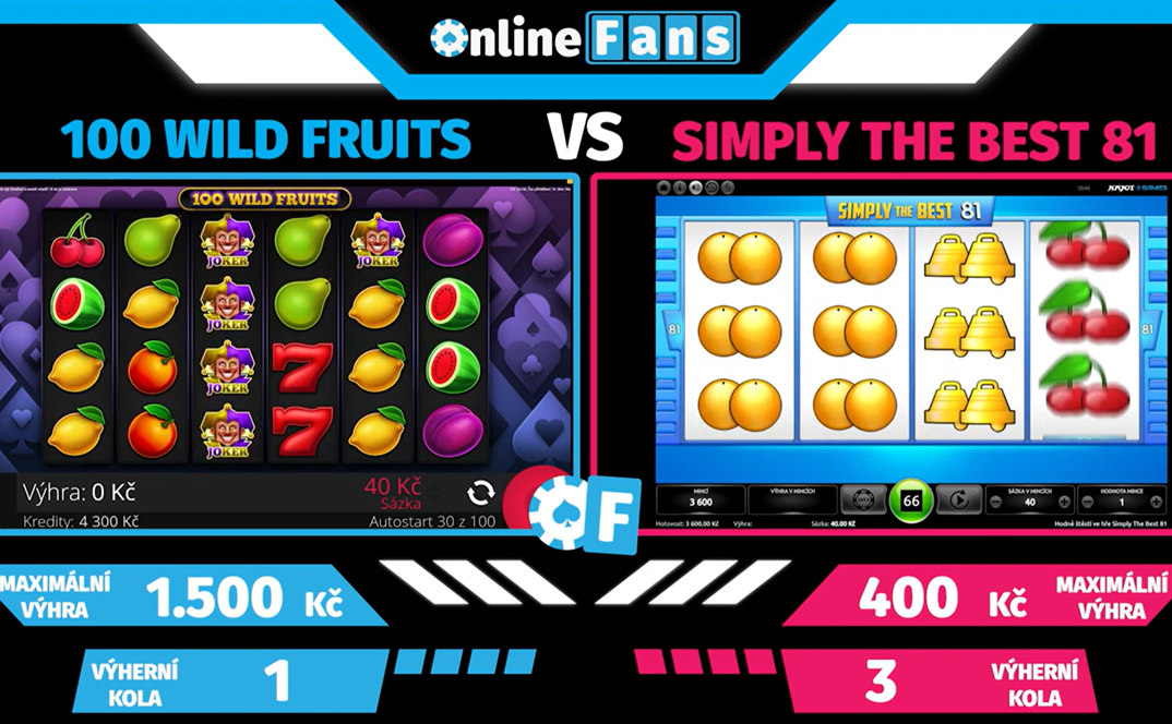 #28 POROVNÁNÍ HER 100 WILD FRUITS A SIMPLY THE BEST 81
