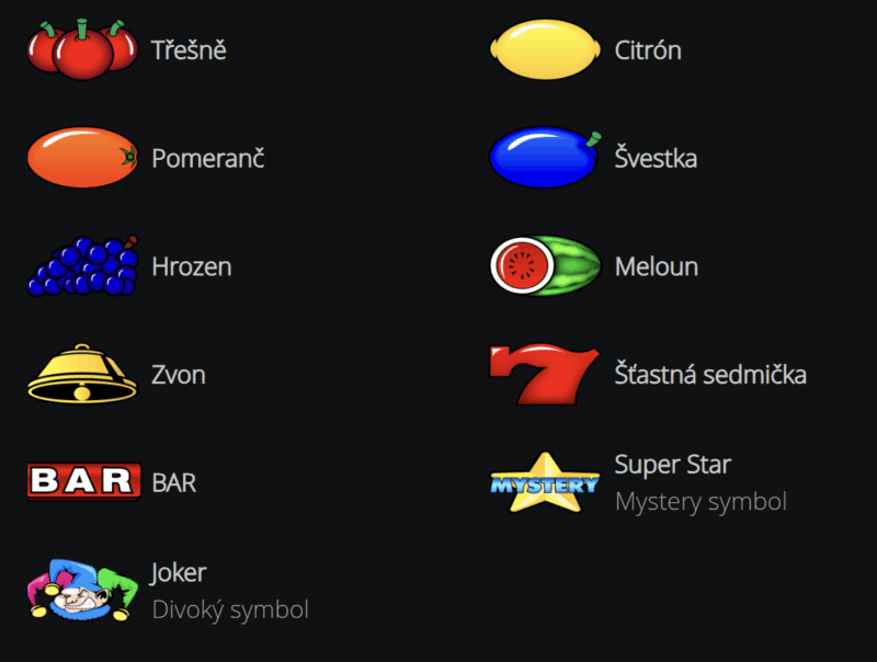 ss27-symboly SUPER STAR 27 RECENZE SYMBOLY