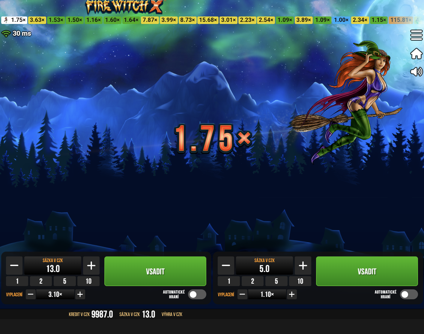 ZAHRÁLI JSME SI NOVOU CZ CRASH HRU: FIRE WITCH X