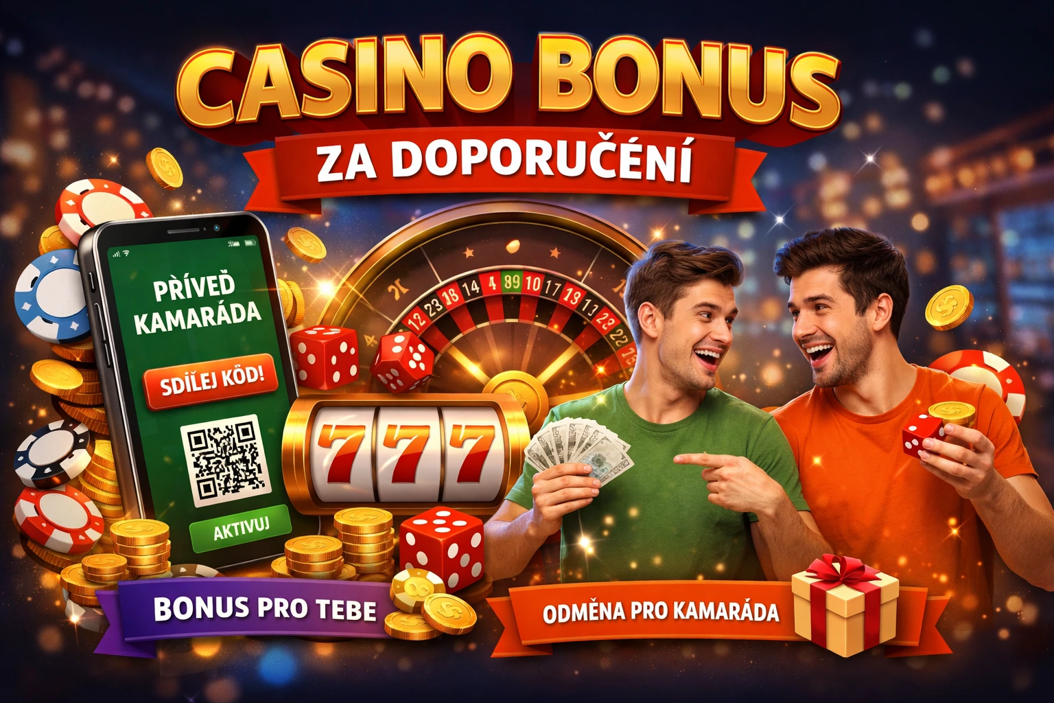 Casino bonus za doporučení: odměna, o které možná nevíte