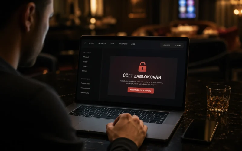 Zablokovaný účet v online casinu: proč k tomu dochází a co dělat
