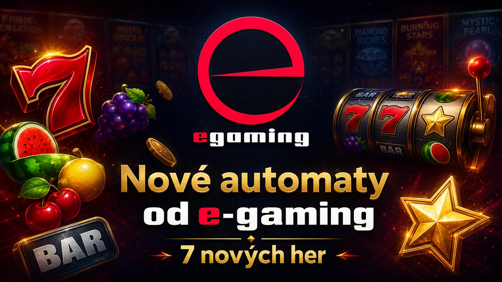 Nové automaty od e-gaming: přehled 7 nových her