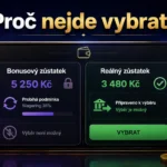 Proč nejde vybrat bonusový zůstatek v online casinu?