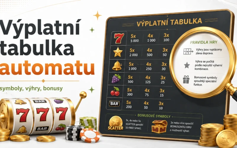 Výplatní tabulka automatu: pochopte klíč k výhrám