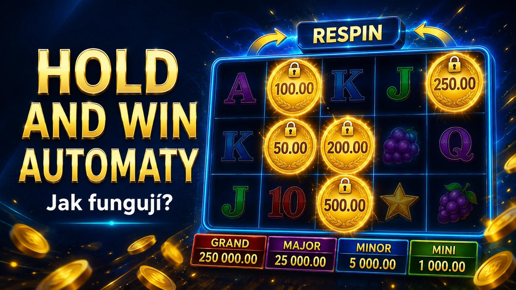Hold and Win automaty: Jak funguje funkce drž a vyhraj?