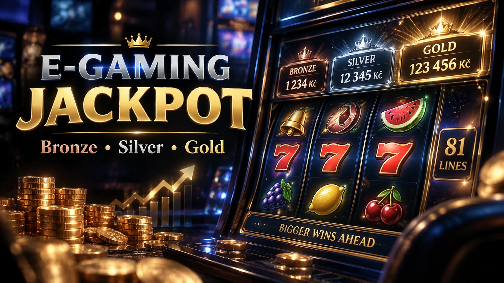 E-gaming jackpot: kde ho vyhrát a jak fungují Bronze, Silver a Gold?