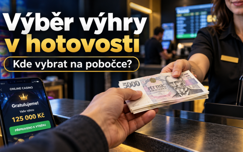 Výběr peněz z online casina v hotovosti: Kde vybrat na pobočce?